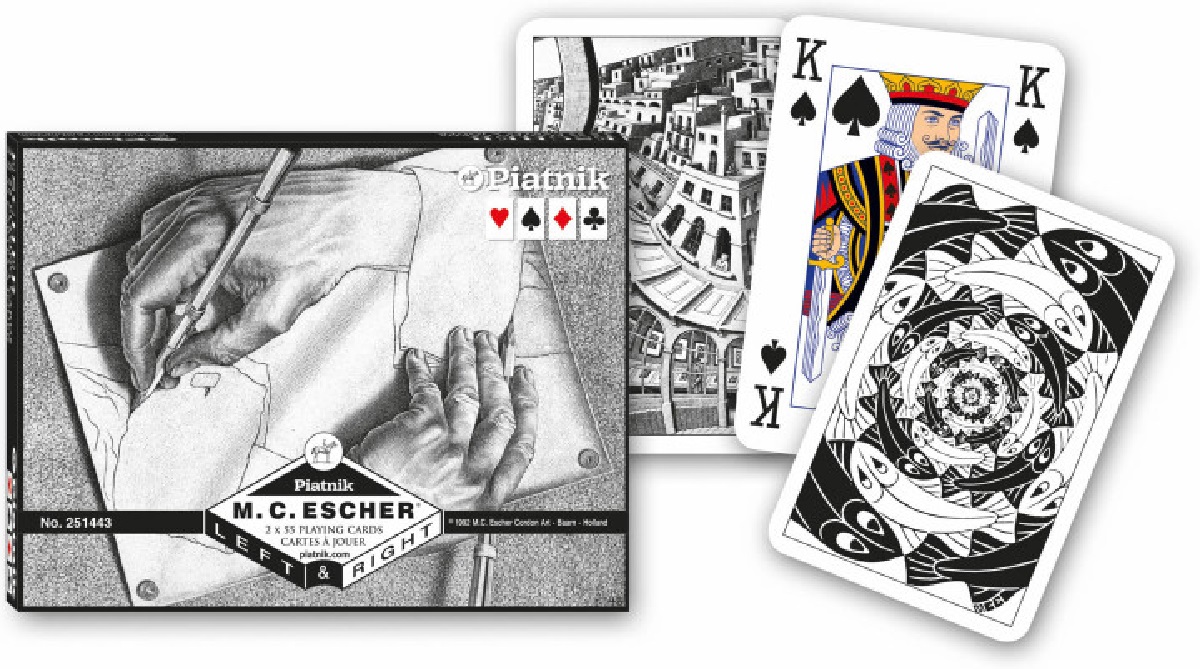 Carti de joc: M. C. Escher. Left and Right