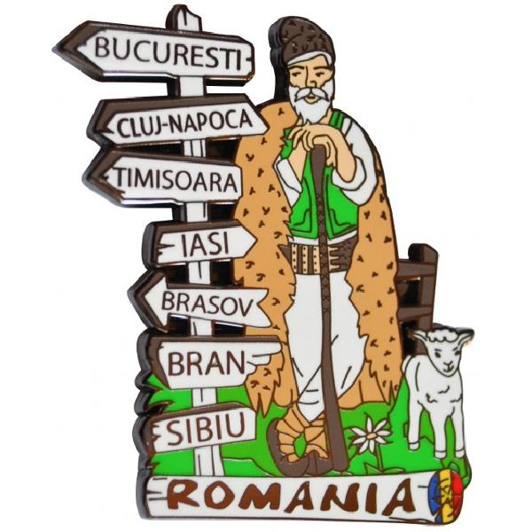 Magnet de frigider: Romania. Ciobanas