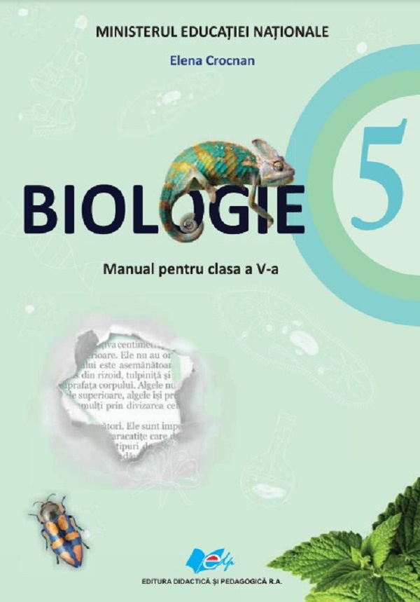 Biologie - Clasa 5 - Manual + CD - Elena Crocnan