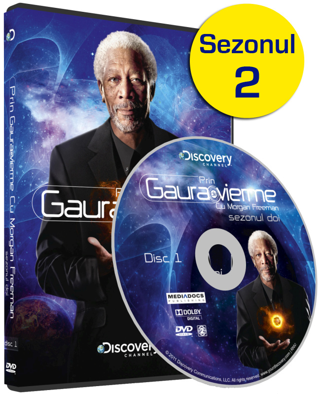 Imaginea produsului 'DVD Prin Gaura De Vierme Sezonul 2 Disc 1 Cu Morgan Freeman'