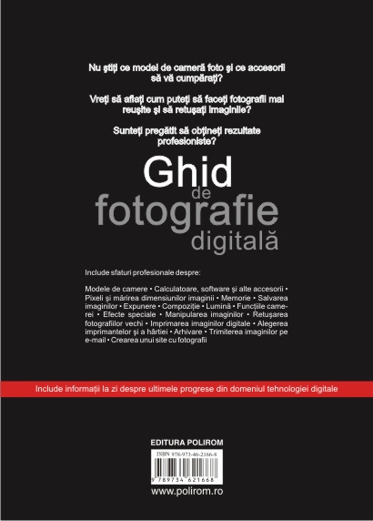 Coperta cărții 'Ghid de fotografie digitala ed.2 - Doug Harman'