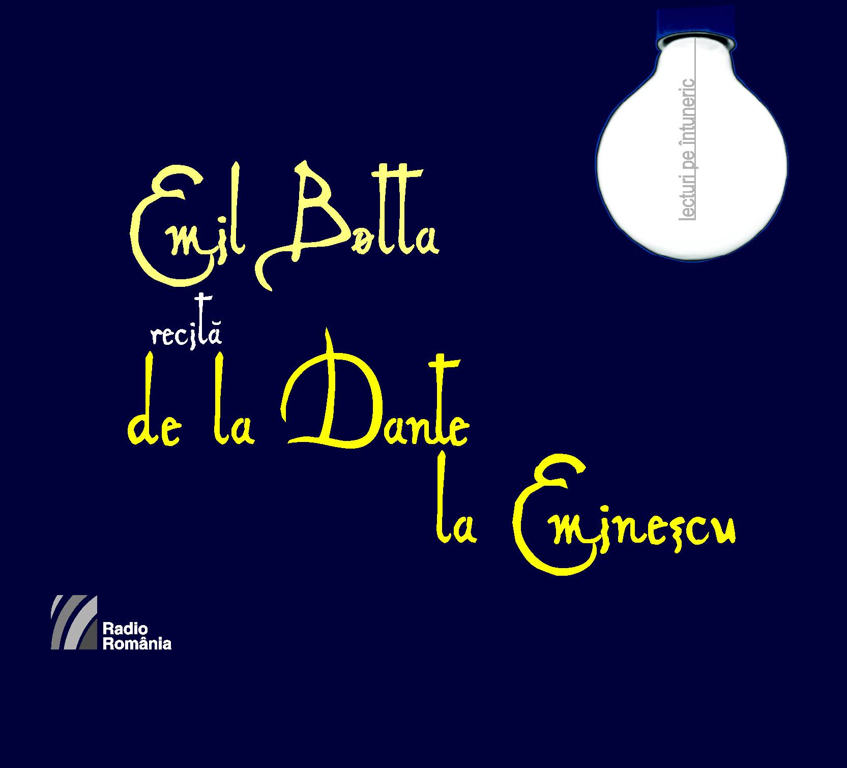 Imaginea produsului 'CD Emil Botta Recita De La Dante La Eminescu'