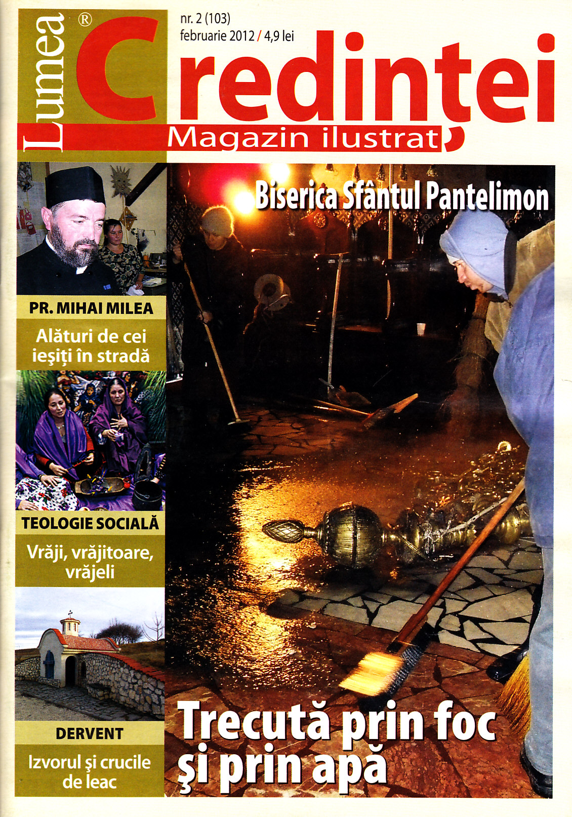 Coperta cărții 'Lumea Credintei - Februarie 2012'