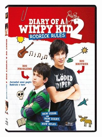 Imaginea produsului 'DVD Diary Of A Wimpy Kid: Rodrick Rules - Jurnalul Unui Pusti 2: Rodrock E Tare'