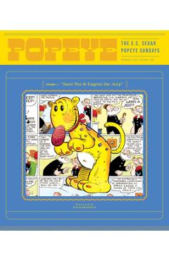 Coperta cărții 'Popeye Volume 4: Swee'pea & Eugene the Jeep - E. C. Segar'