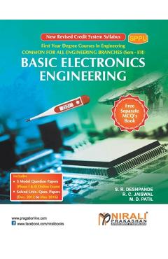 Coperta cărții 'Basic Electronics Engineering - Patil'