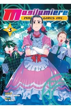 Coperta cărții 'Magilumiere Magical Girls Inc., Vol. 3 - Sekka Iwata'