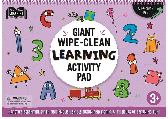 Giant Wipe-Clean Learning Activity Pack: Practice Essential Math and English Skills, with Hours of Learning Fun! 3+ - Igloobooks