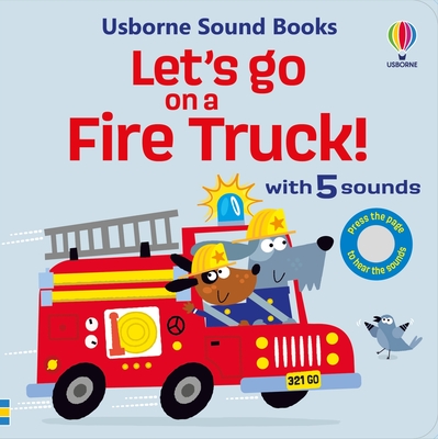 Coperta cărții 'Let's Go on a Fire Truck - Sam Taplin'