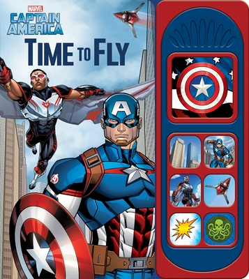 Marvel Captain America: Time to Fly Sound Book [With Battery] - Pi Kids