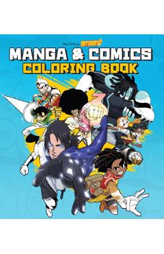 Coperta cărții 'Saturday Am Manga and Comics Coloring Book - Saturday Am'