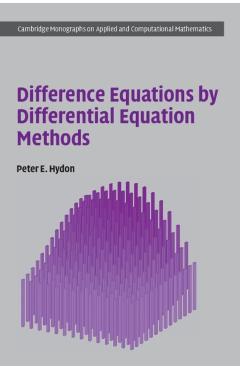 Coperta cărții 'Difference Equations by Differential Equation Methods - Peter E. Hydon'