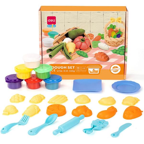 Set plastilina: Dough. Fructe si legume