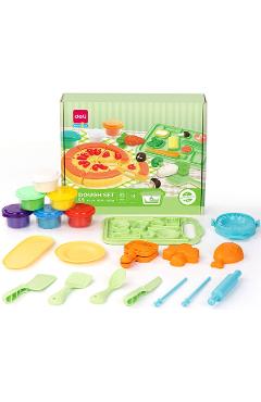 Imaginea produsului 'Set plastilină: Dough. Pizza, pasta and veggie party'