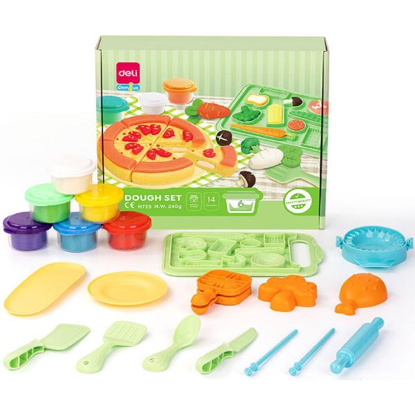 Set plastilina: Dough. Pizza, pasta and veggie party