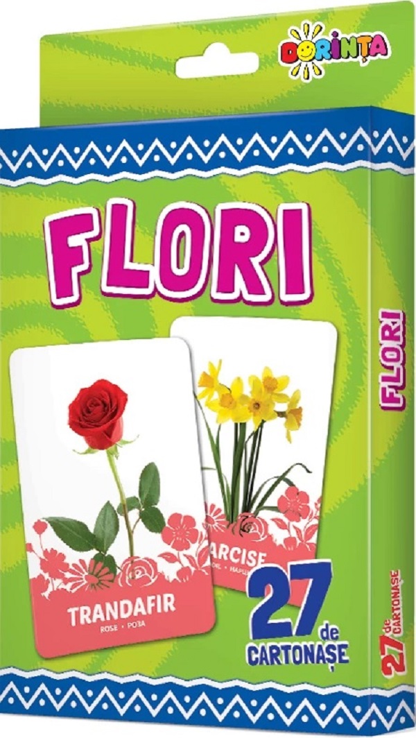 Flori. 27 de cartonase