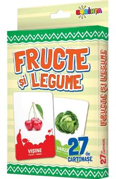 Poza produsului Fructe si legume. 27 de cartonase