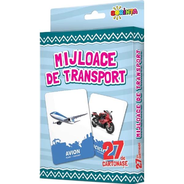 Mijloace de transport. 27 de cartonase