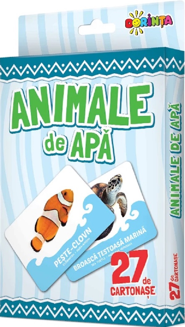 Animale de apa. 27 de cartonase