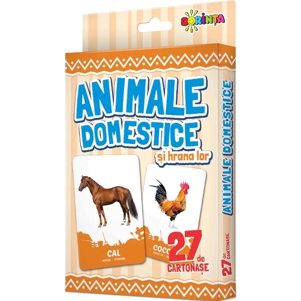 Animale domestice si hrana lor. 27 de cartonase