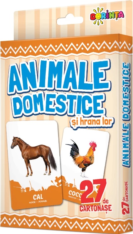 Animale domestice si hrana lor. 27 de cartonase