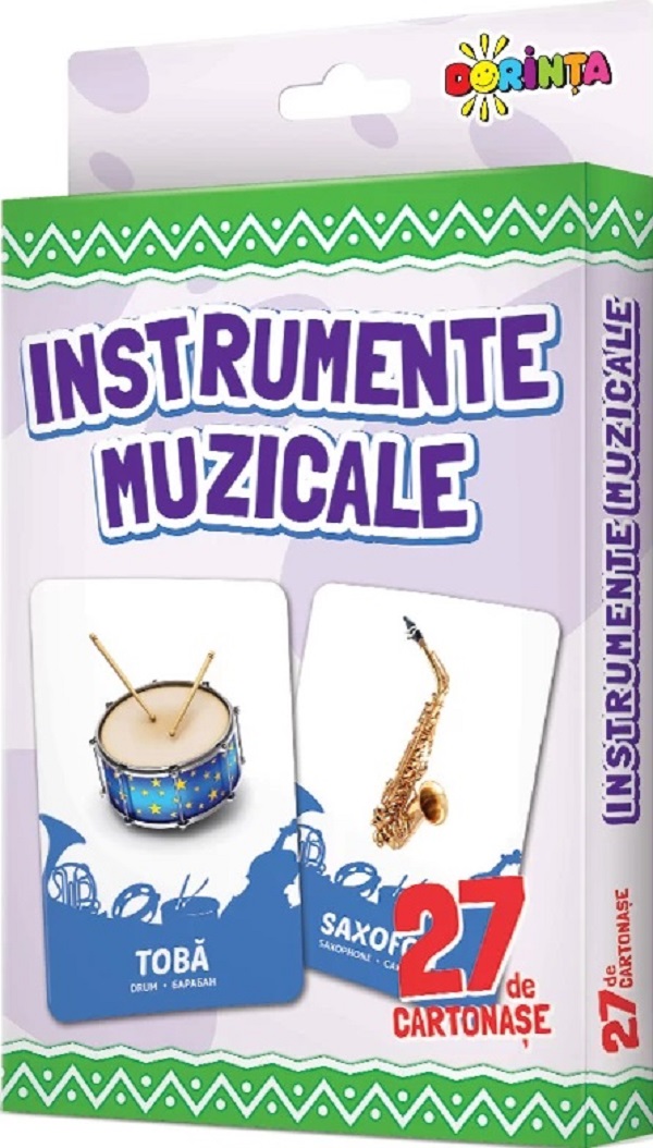 Instrumente muzicale. 27 de cartonase