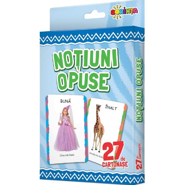 Notiuni opuse. 27 de cartonase