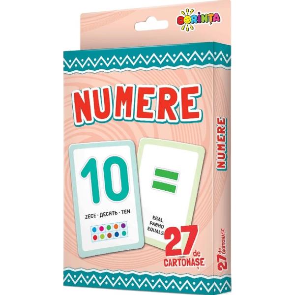 Numere. 27 de cartonase