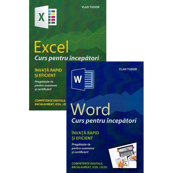 Pachet Excel 2023. Curs pentru incepatori + Word. Curs pentru incepatori - Vlad Tudor