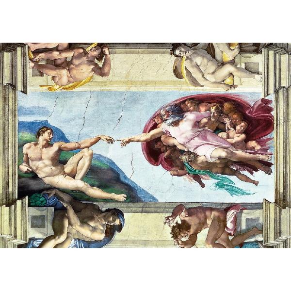 Puzzle 1000: Michelangelo. Crearea lui Adam