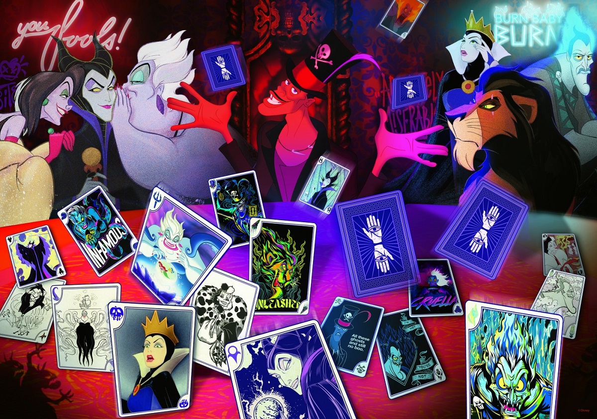 Puzzle 1000 Disney Villains. Doar cartile bune