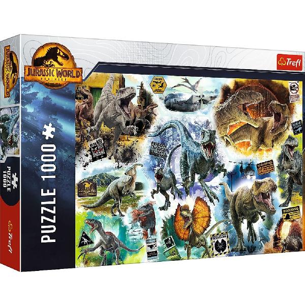 Puzzle 1000 Jurassic World. Pe urmele dinozaurilor