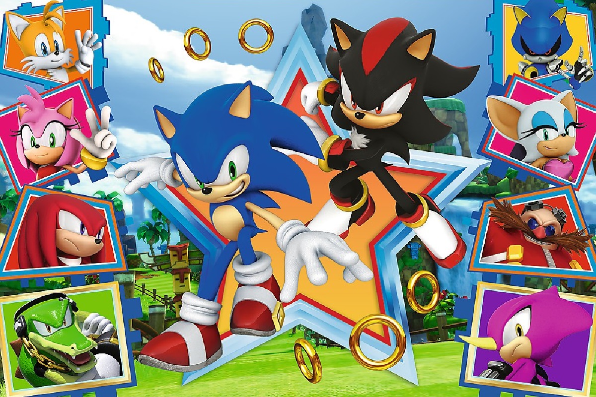 Puzzle 100 Sonic. Minunata lume a lui Sonic