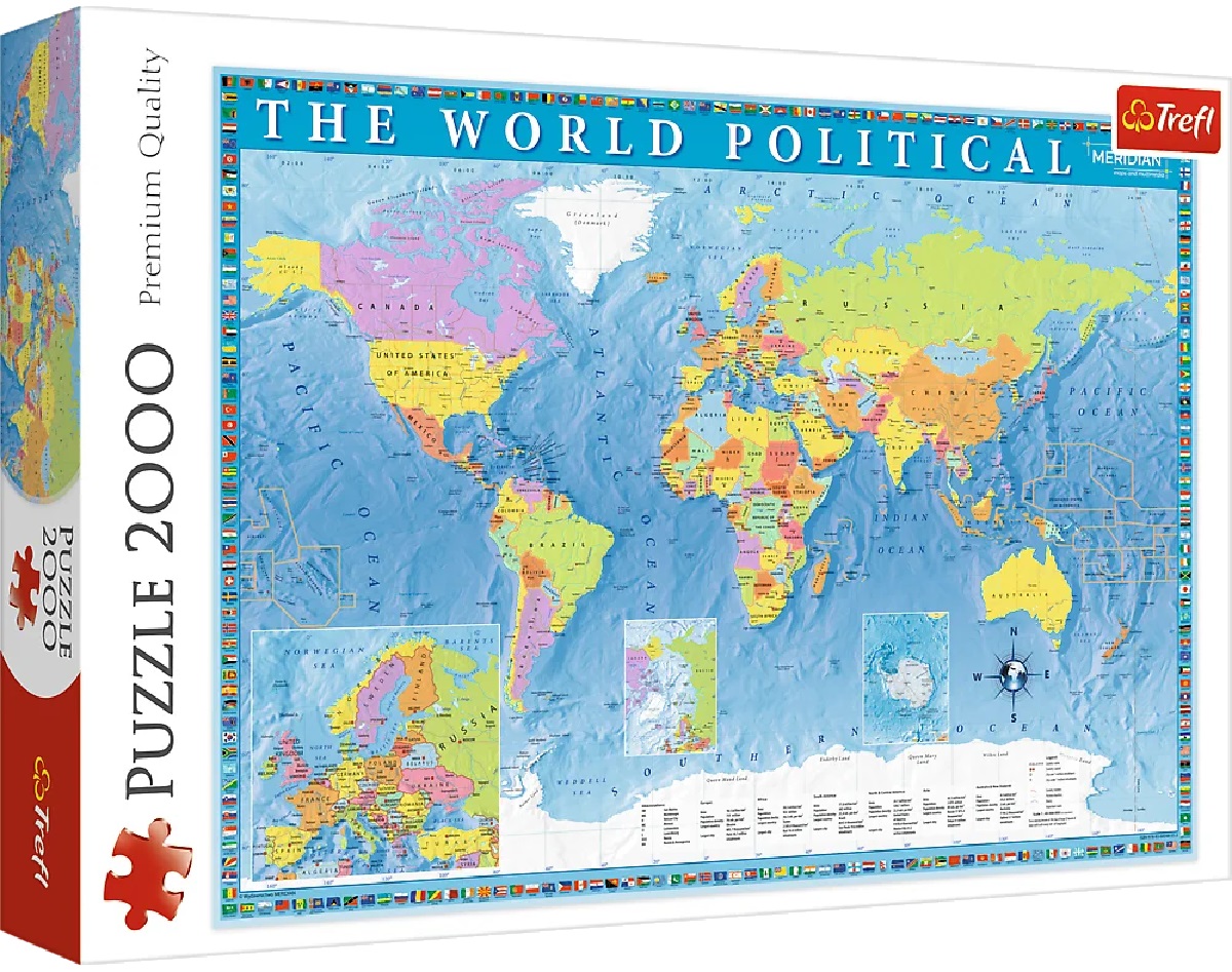 Puzzle 2000. Harta politica a lumii