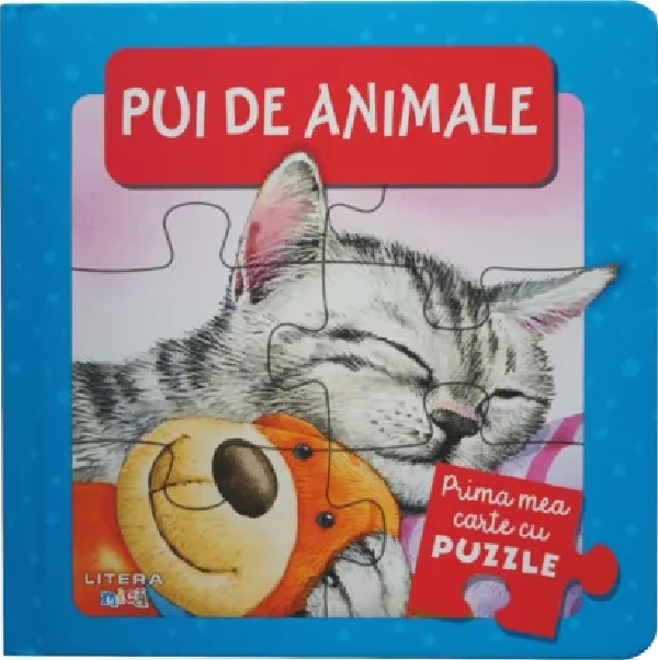 Pui de animale. Prima mea carte cu puzzle