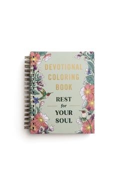 Poza produsului Rest for Your Soul Devotional Coloring Book - Dayspring