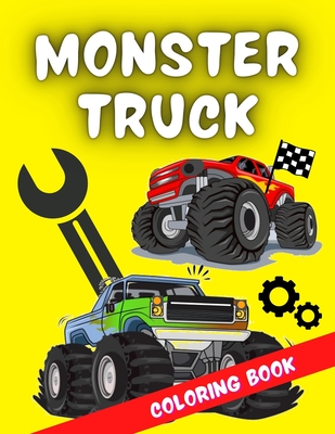 Monster Truck Coloring Book: A very special coloring book for kids of all ages who love trucks & racing cars. It includes over 40 designs of the wo - Youyou Space
