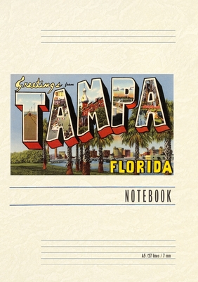 Vintage Lined Notebook Greetings from Tampa, Florida - Found Image Press