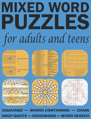 Mixed Word Puzzles for Adults And Teens: Fun and Vocabulary for Language Lovers - Waflob Designs