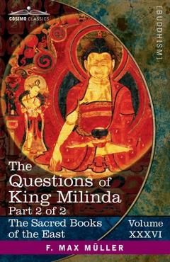 Coperta cărții 'The Questions of King Milinda, Part 2 of 2 - T. W. Rhys Davids'