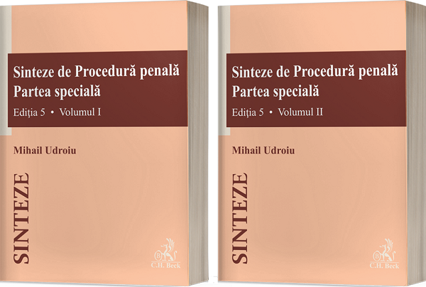 Sinteze de Procedura penala. Partea speciala Vol.1 + Vol.2 Ed.5 - Mihail Udroiu