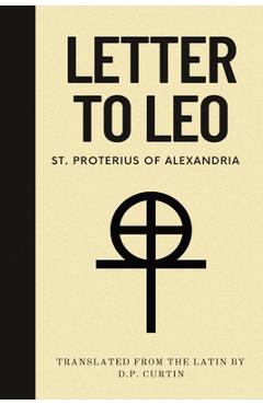 Coperta cărții 'Letter to Leo - St Proterius Of Alexandria'