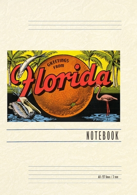 Vintage Lined Notebook Greetings from Florida - Found Image Press