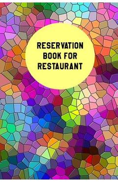 Coperta cărții 'Reservation Book For Restaurant: Restaurant Reservation Book6