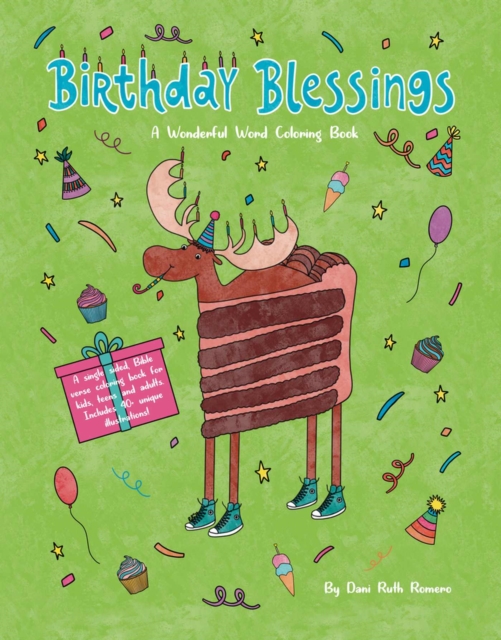 Birthday Blessings: A Wonderful Word Coloring Book - Dani Ruth Romero