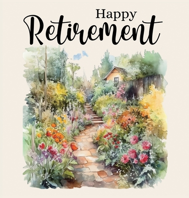 Happy Retirement Guest Book with lined pages (hardback) - Lulu And Bell