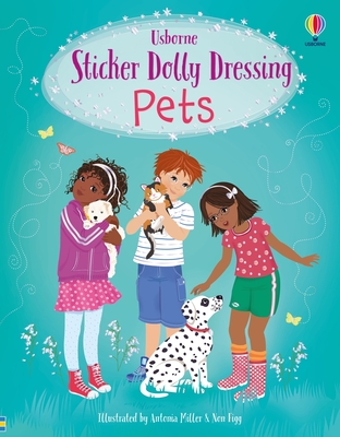 Coperta cărții 'Sticker Dolly Dressing Pets - Fiona Watt'
