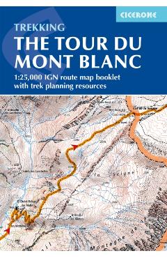 Tour Du Mont Blanc Map Booklet: 1:25,000 Ign Route Map Booklet - Jonathan Williams