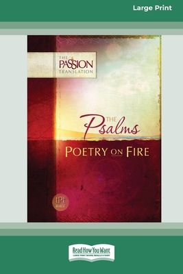 Coperta cărții 'The Psalms: Poetry on Fire [Large Print 16 Pt Edition] - Brian Simmons'