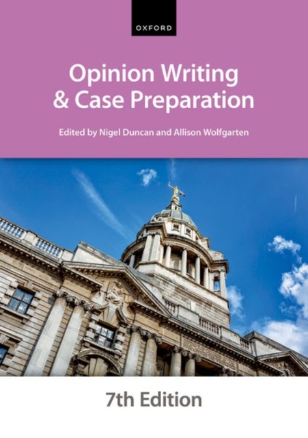 Opinion Writing and Case Preparation - The City Law School